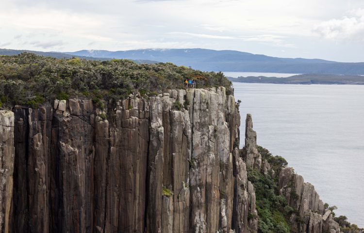 Steep Cliff face at Three Capes