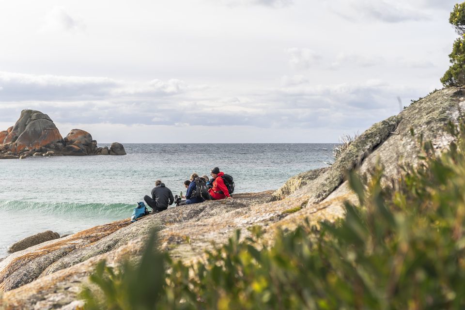 Lunch at Bay of Fires