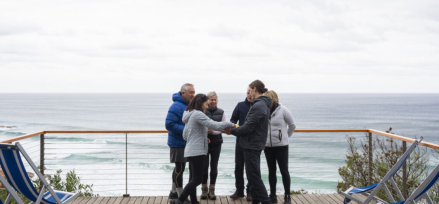 Platters and afternoon tea on the Bay of Fires Lodge Walk