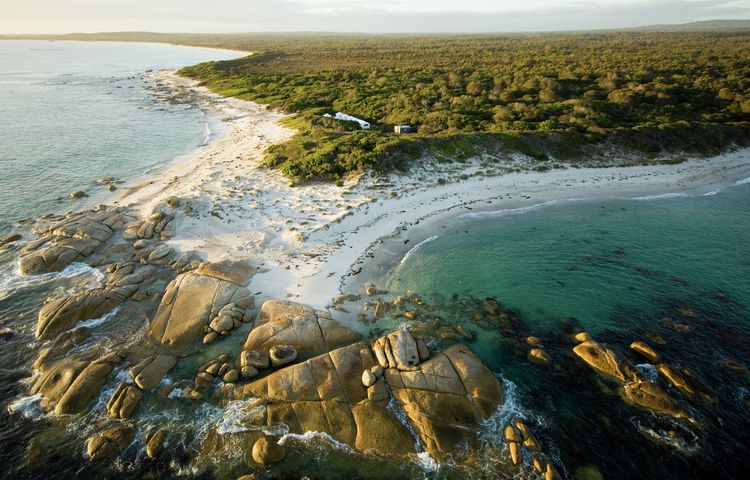 bay of fires aerial photo