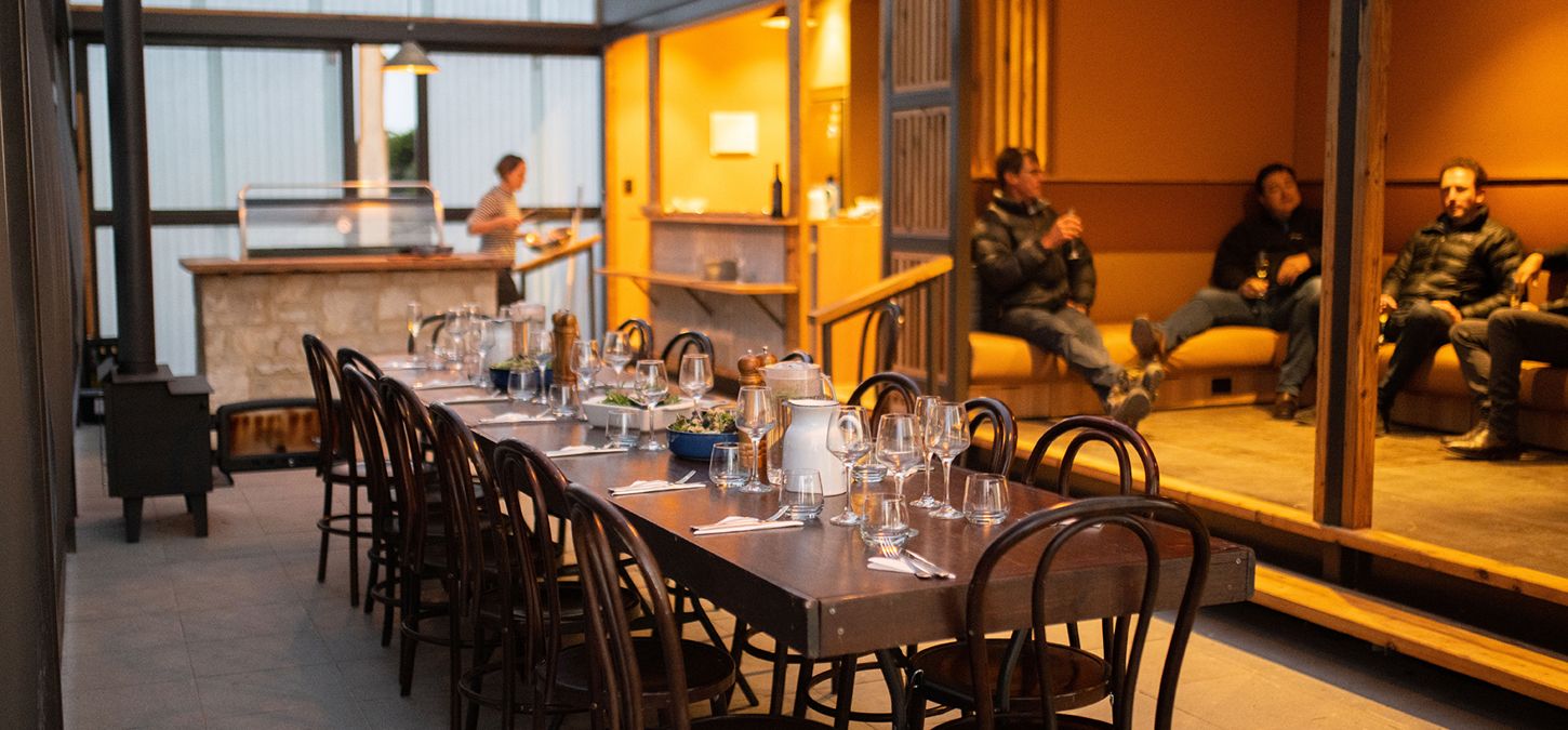 Dining table in Kangaroo Island Lodge