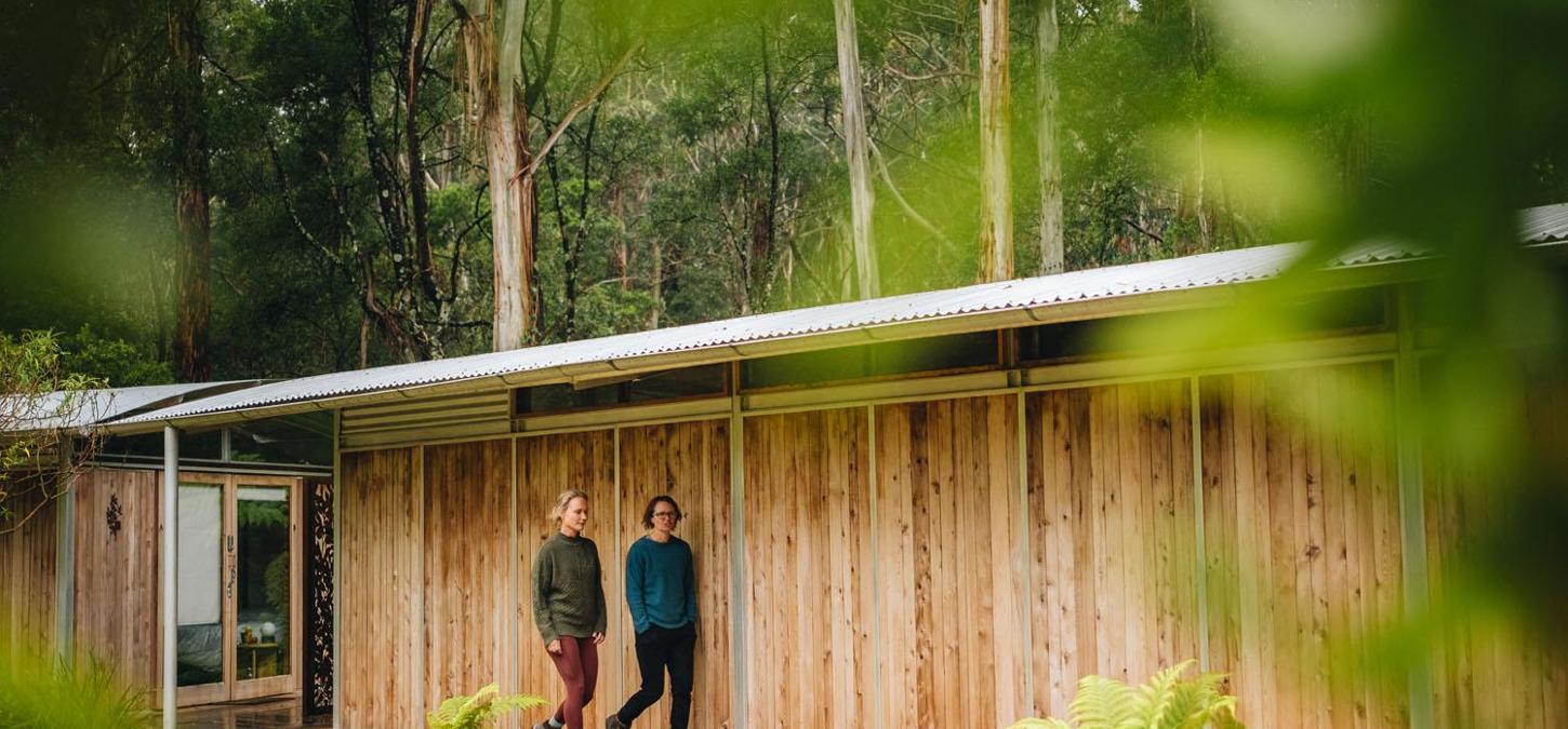 People, Lodge, Trees, grass
