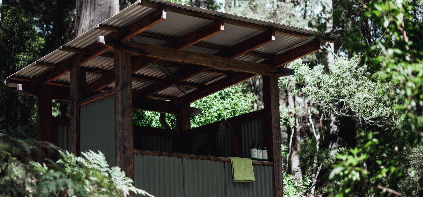 Bruny island shower