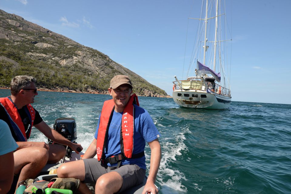 Lady Eugenie heading to shore