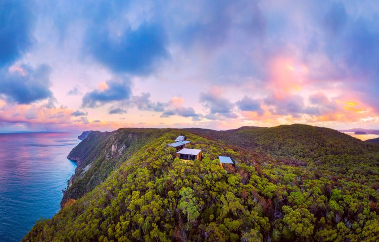 Sunset At Cape Pillar Lodge