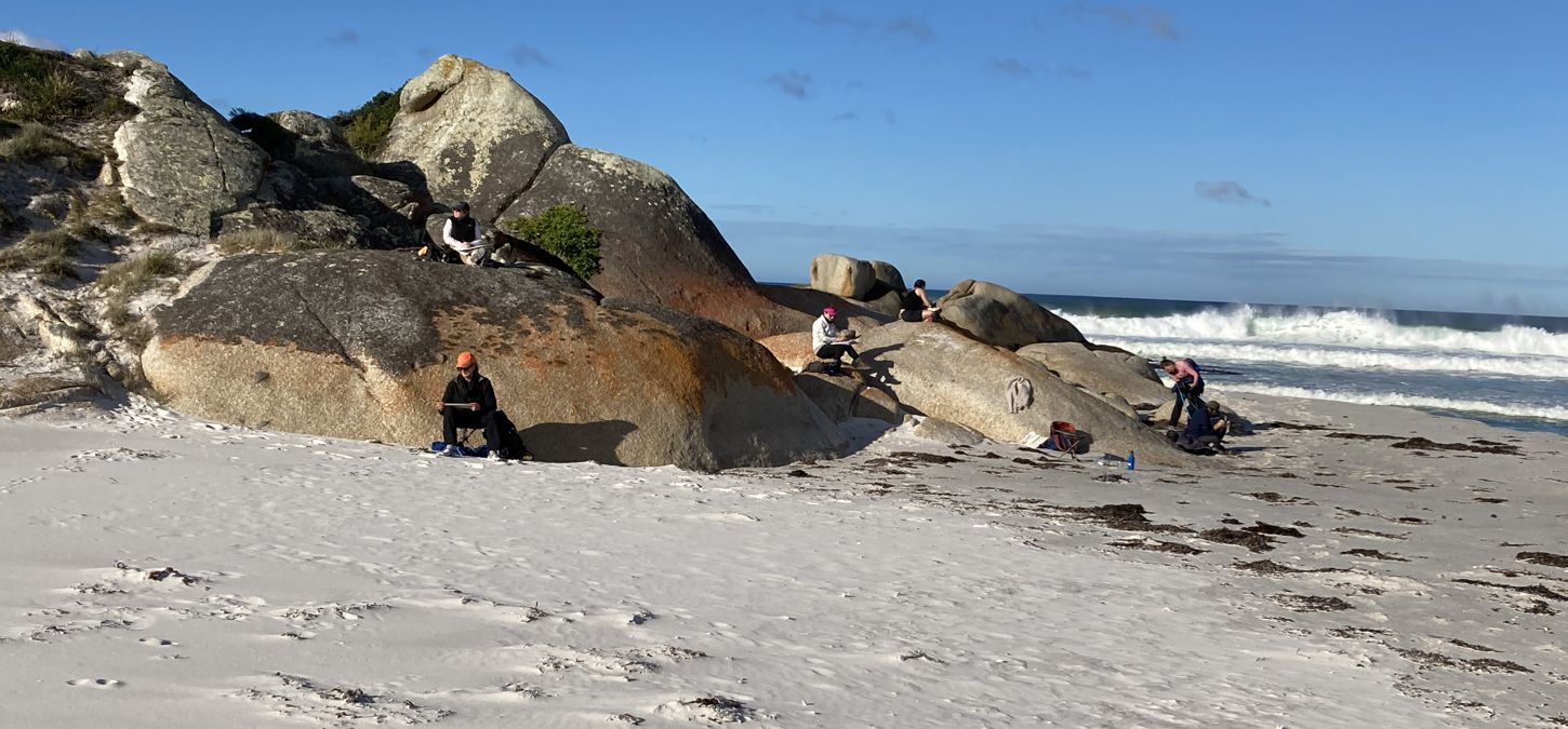 bay of fires jock young beach rocks