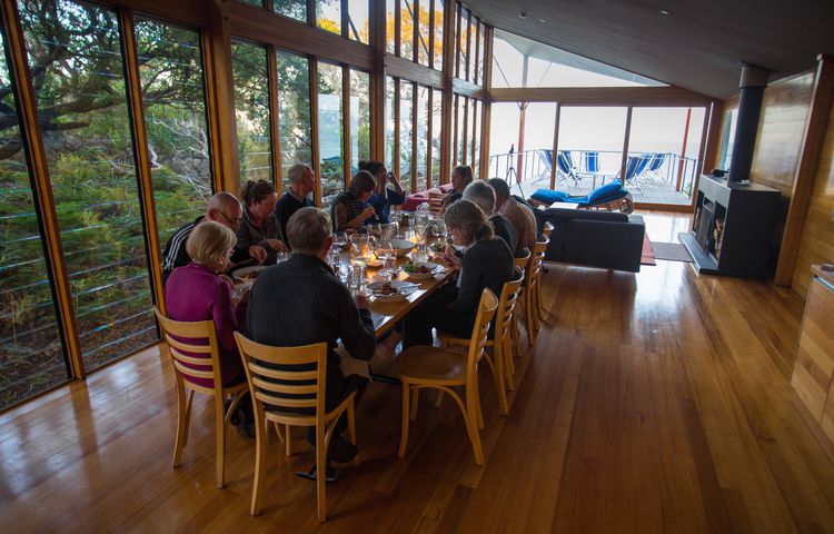 Bay of fires lodge dining room