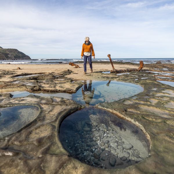 Wreck Beach walk on the Great Ocean Road