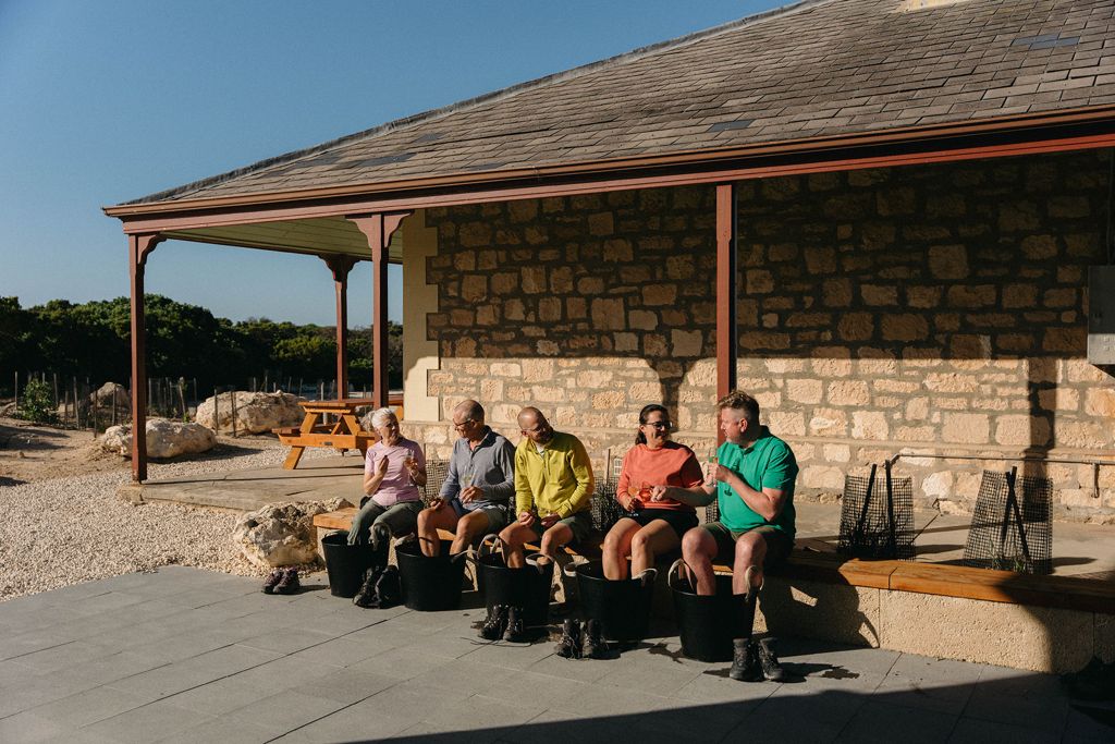 Foot Spas at Cape du Couedic Lighthouse Keeper's Cottages